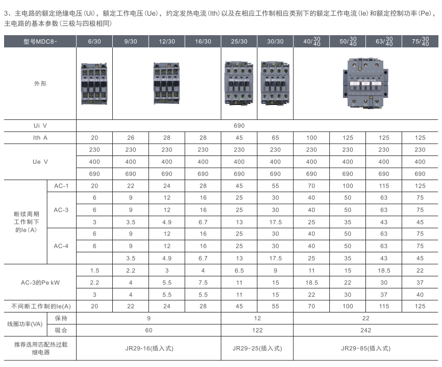 交流接触器