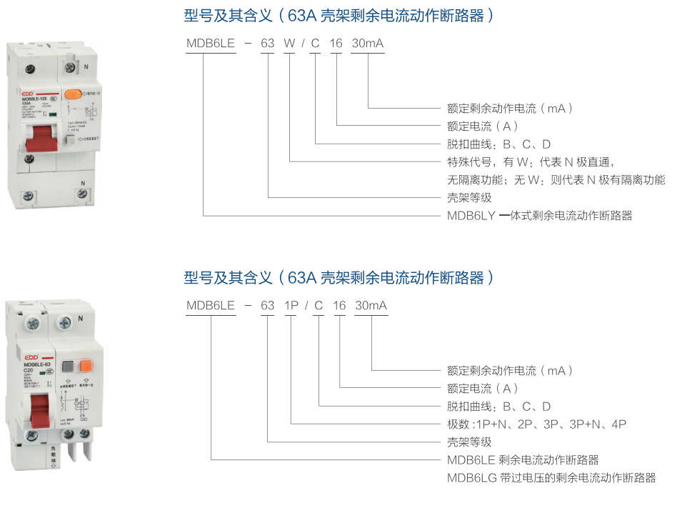 MDB6系列小型断路器